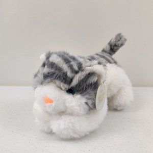 Vintage KP Kuddles King Plush Stuffed Animal Plush Toy Tabby Cat Kitten